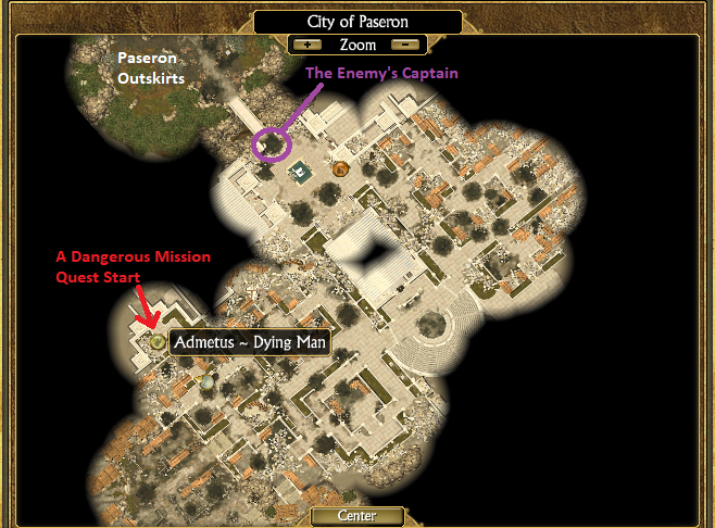 A Dangerous Mission Map Locations